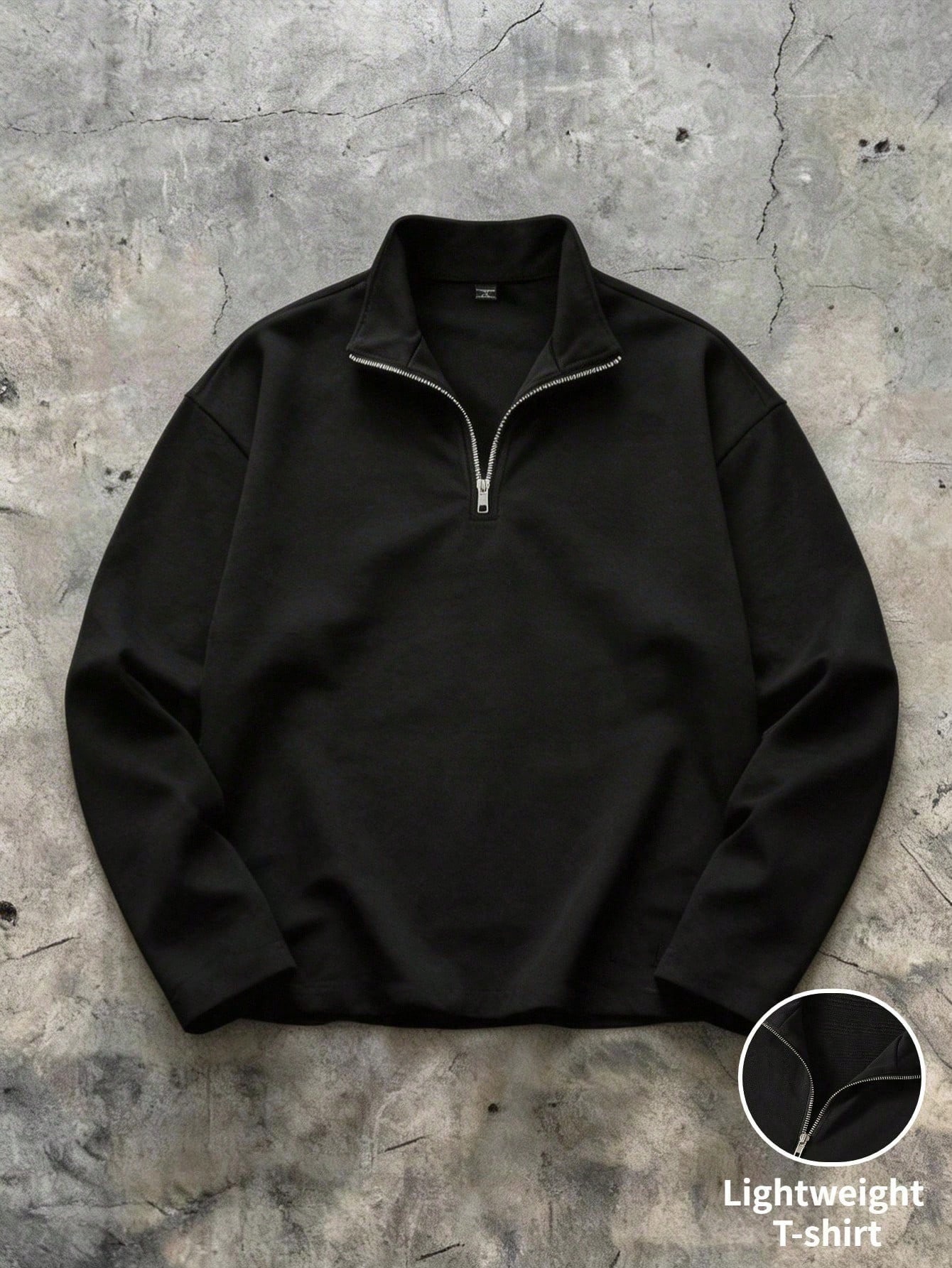 STEELVANCE Basic Zip-Up Polo