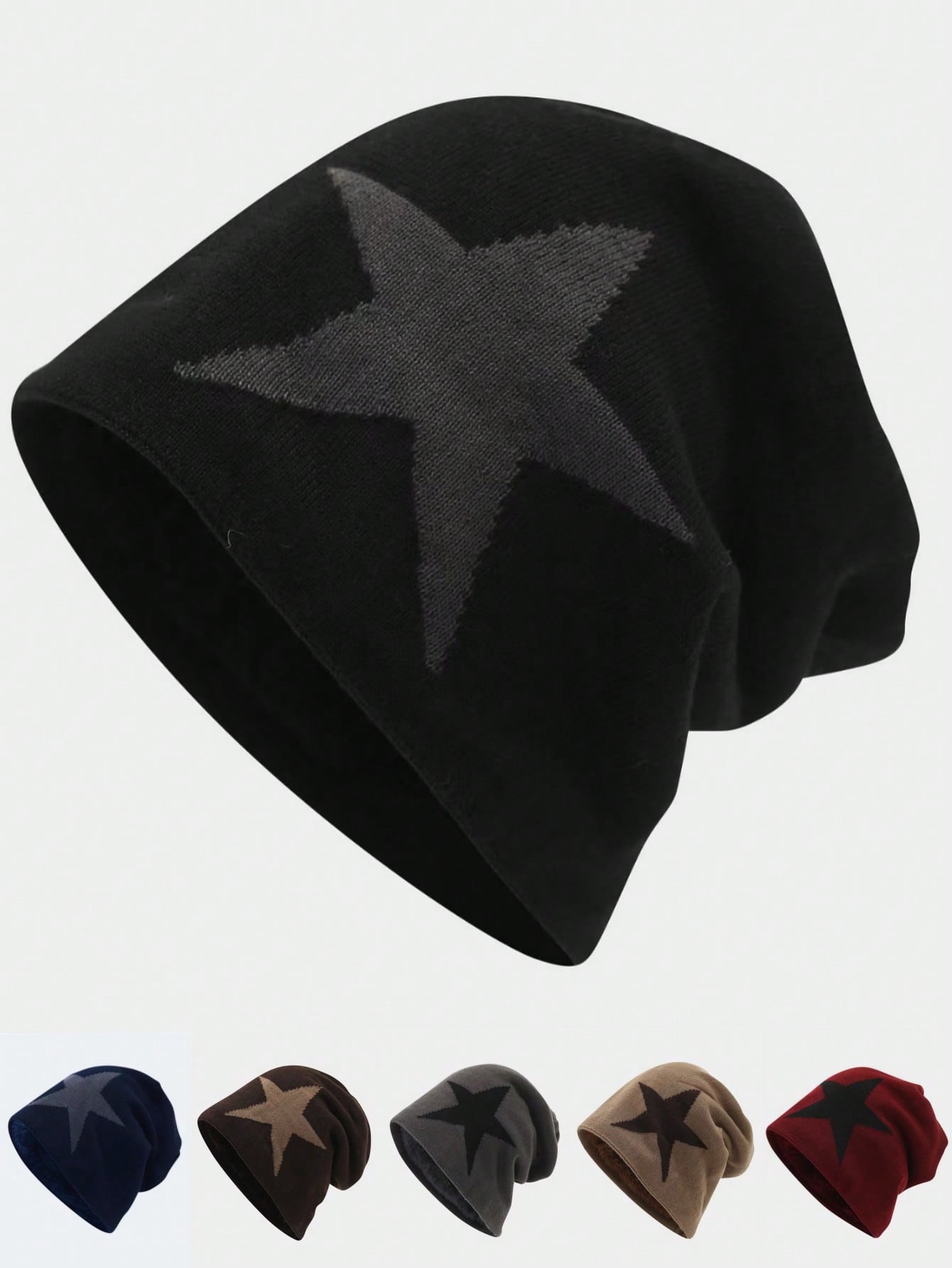 Bonnet en tricot Motif Etoile